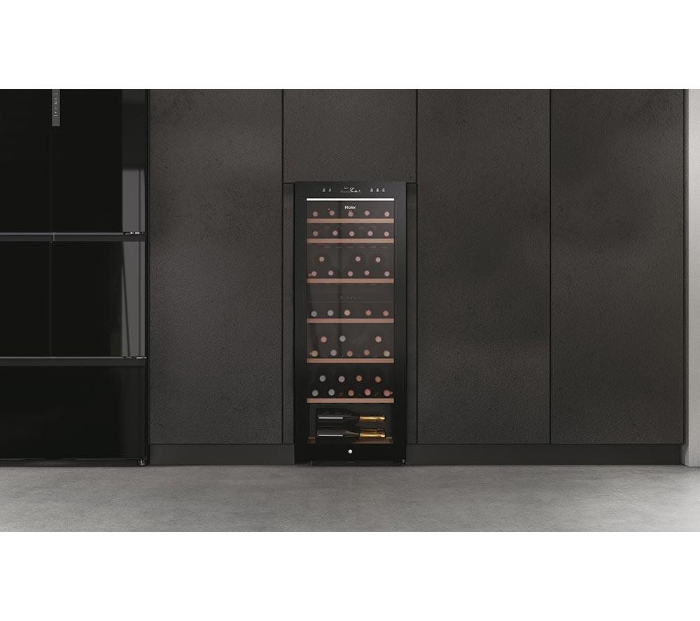 HAIER HWS77GDAU1 Dual Zone Wine Cooler - Black image number 16 of 17