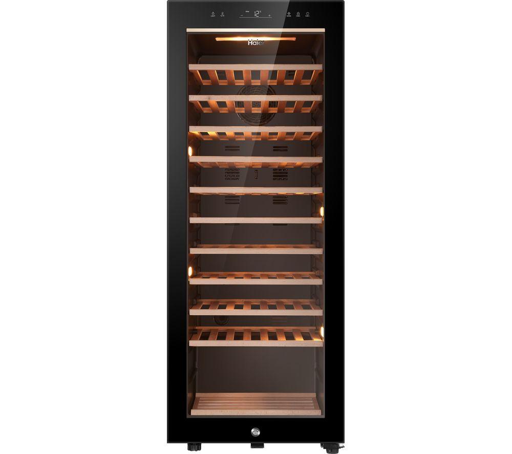 HAIER HWS84GNF Wine Cooler - Black, Black