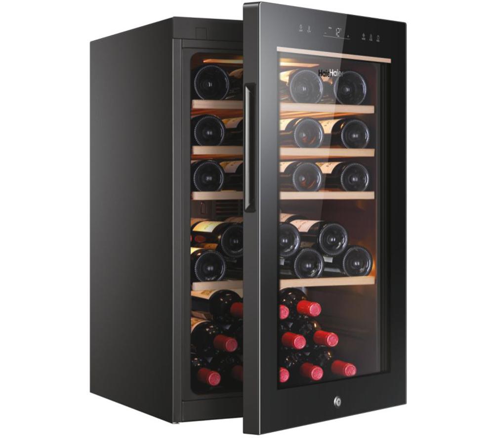 HAIER HWS49GA Wine Cooler Black