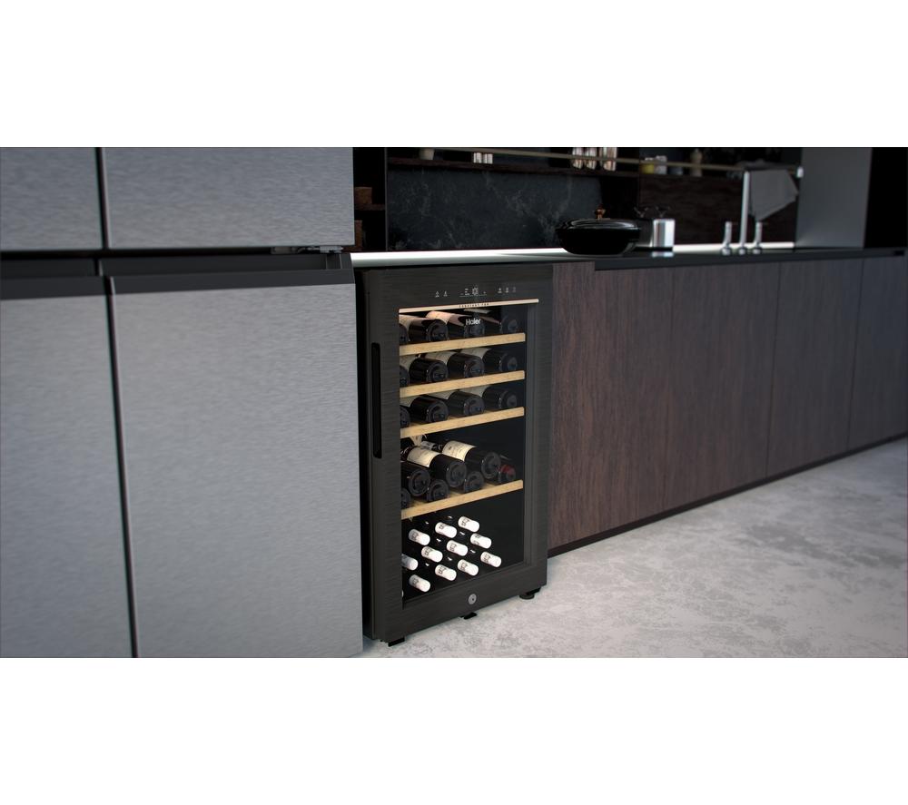 HAIER HWS49GA Wine Cooler - Black image number 4 of 17