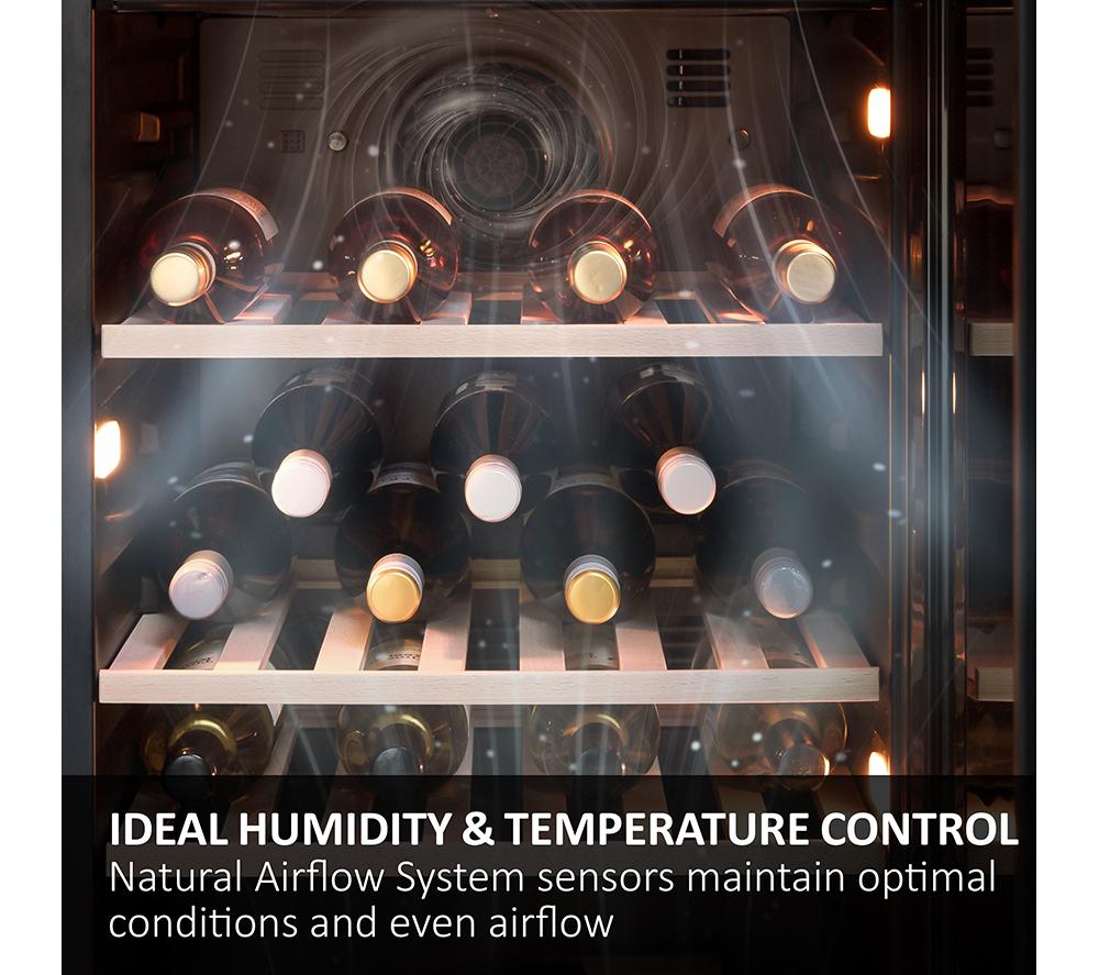 HAIER HWS49GA Wine Cooler - Black image number 7 of 17