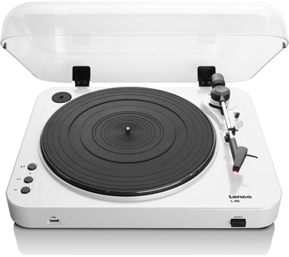 Buy LENCO L85 Belt Drive Turntable White Currys