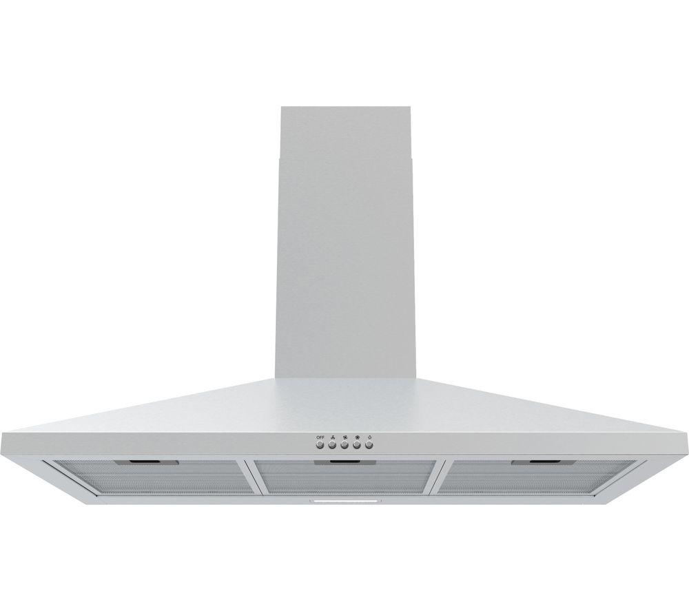 LOGIK L90CHDX21 Chimney Cooker Hood - Stainless Steel, Stainless Steel