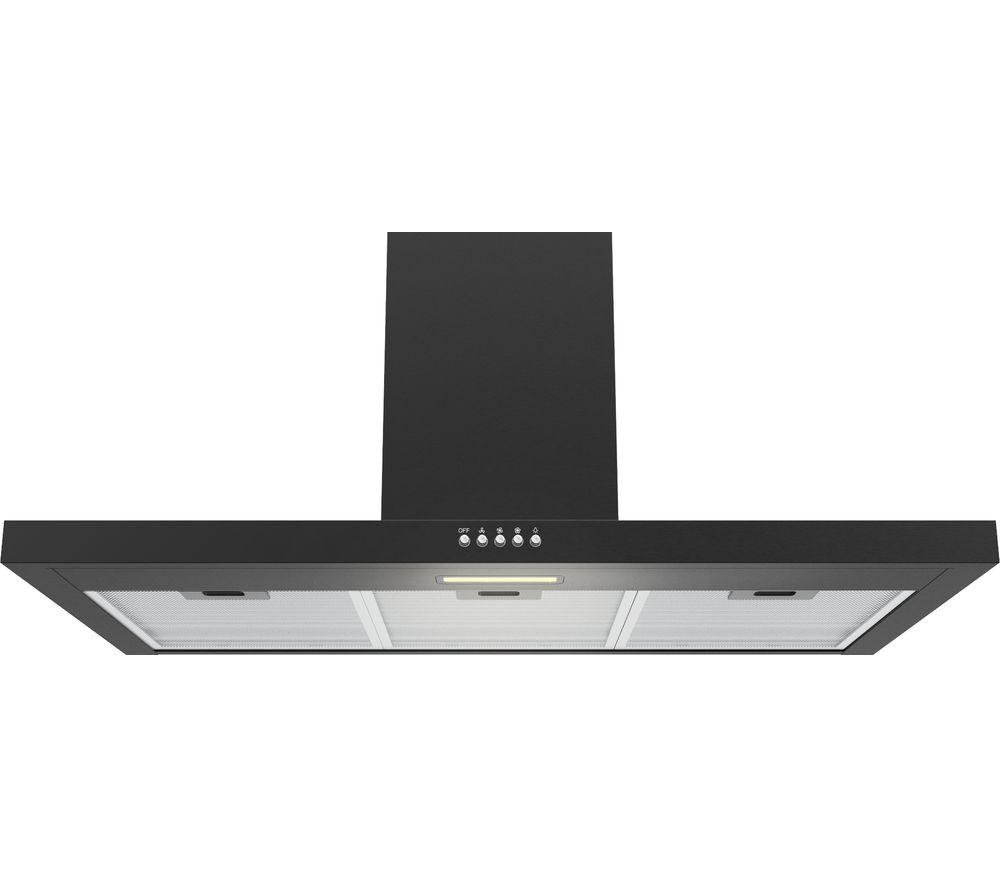 LOGIK L90CHDB21 90 cm Chimney Cooker Hood - Black image number 3 of 4