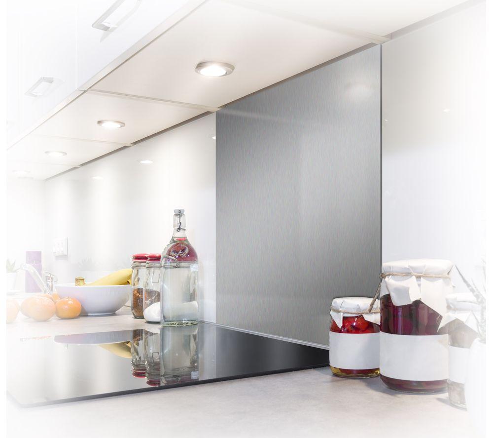 LOGIK L90SPLX21 90 cm Stainless Steel Splashback image number 2 of 2