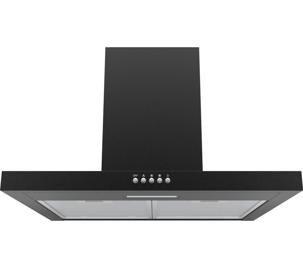 LOGIK L60CHDB21 Chimney Cooker Hood - Black, Black