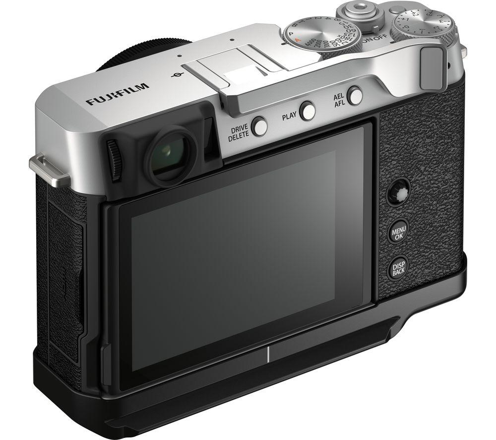FUJIFILM X-E4 Mirrorless Camera with Accessory Kit - Silver image number 3 of 6