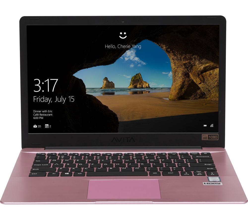 AVITA Pura 14 Laptop - AMD Ryzen 5, 256 GB SSD, Rose Gold, Pink,Gold