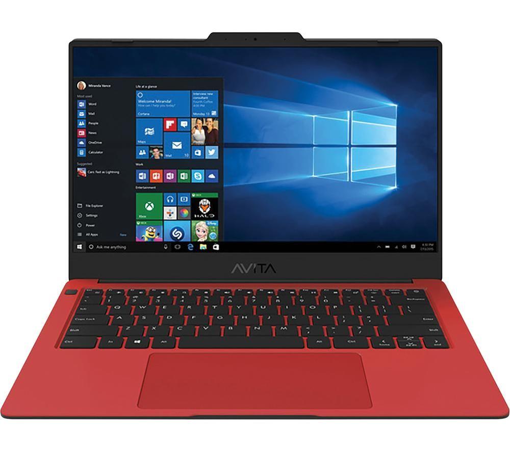 Image of AVITA Liber V 14" Laptop - AMD Ryzen 5, 128 GB SSD, Red, Red
