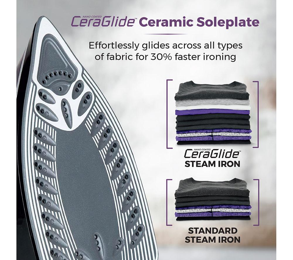 TOWER CeraGlide Ultra Speed T22013PR Steam Iron - Purple image number 4 of 8
