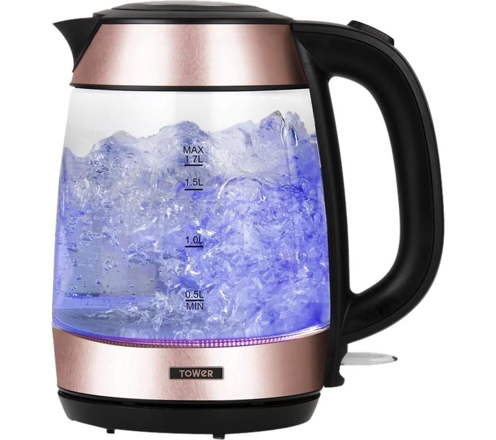 Pink Glass kettles Cheap Pink Glass kettle Deals Currys