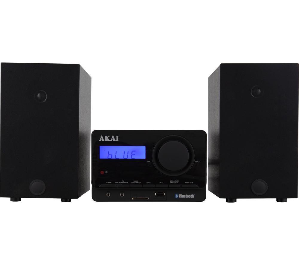 AKAI A61039 Bluetooth Micro Hi-Fi System - Black