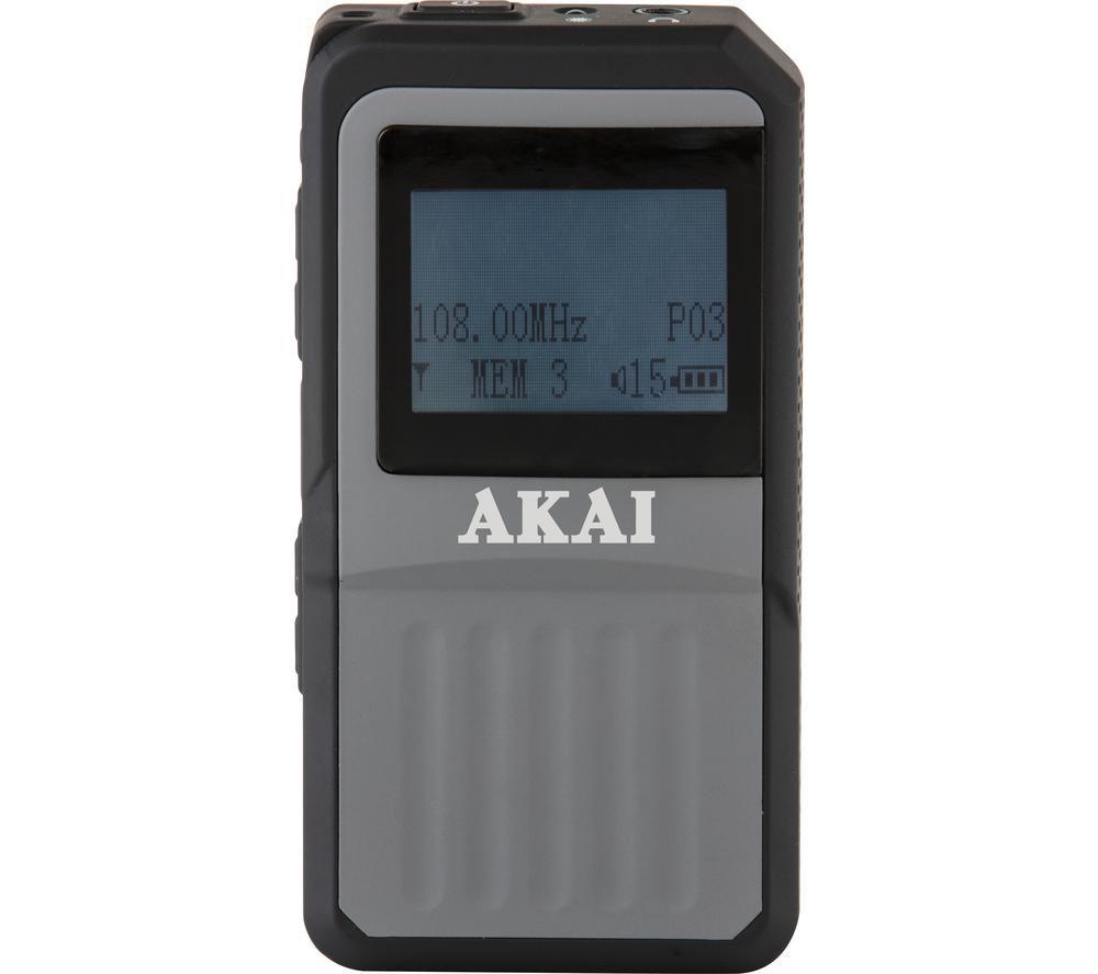 AKAI A61027 DAB Portable Radio - Black