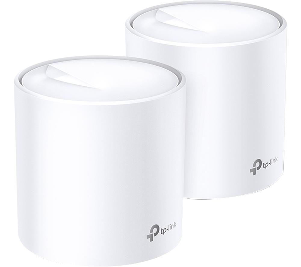 TP-LINK Deco X20 Whole Home WiFi System - Twin Pack, White