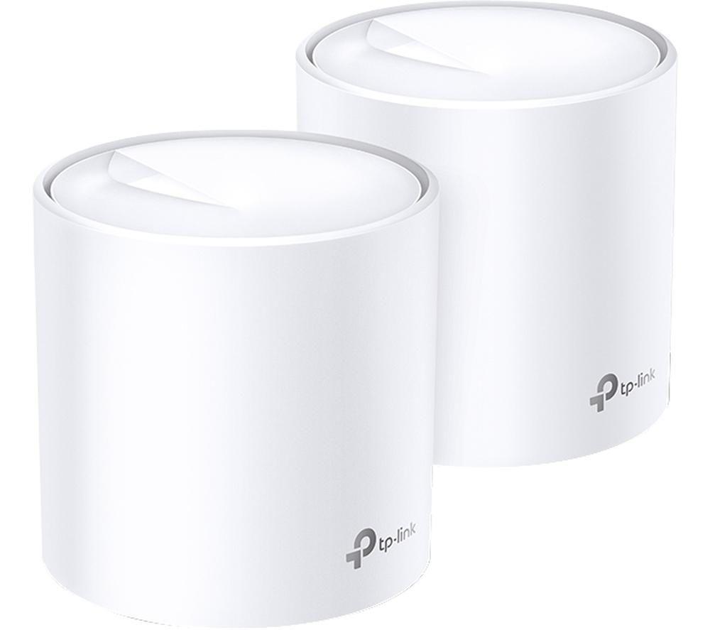 TP-LINK Deco X60 Whole Home WiFi System - Twin Pack, White