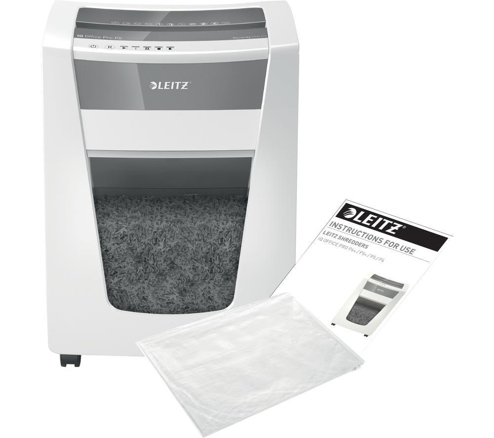 LEITZ IQ Office Pro P5 Micro Cut Paper Shredder image number 4 of 8