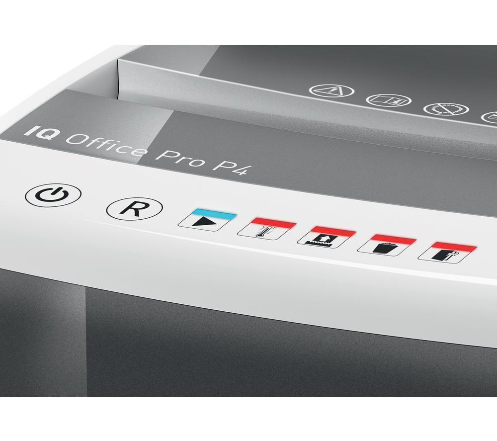 LEITZ IQ Office Pro P4 Cross Cut Paper Shredder image number 6 of 7