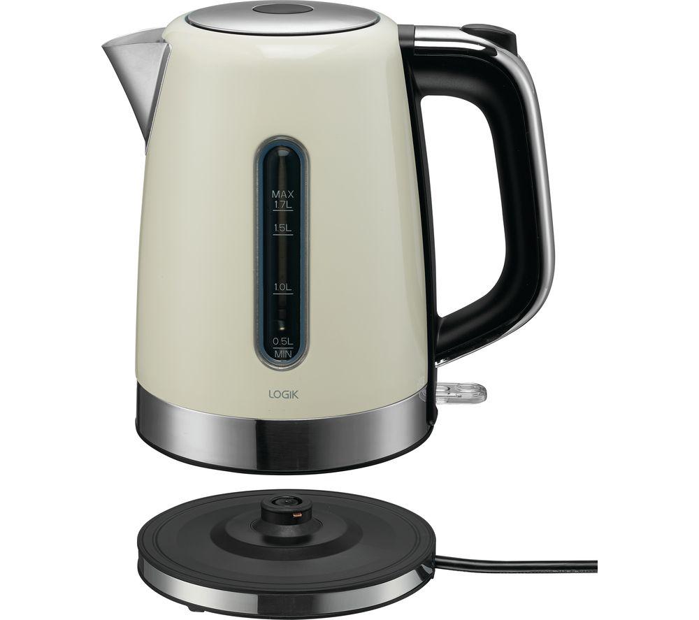 Jar Kettle Cream Color Stainless Steel Home Family Electric Kettle