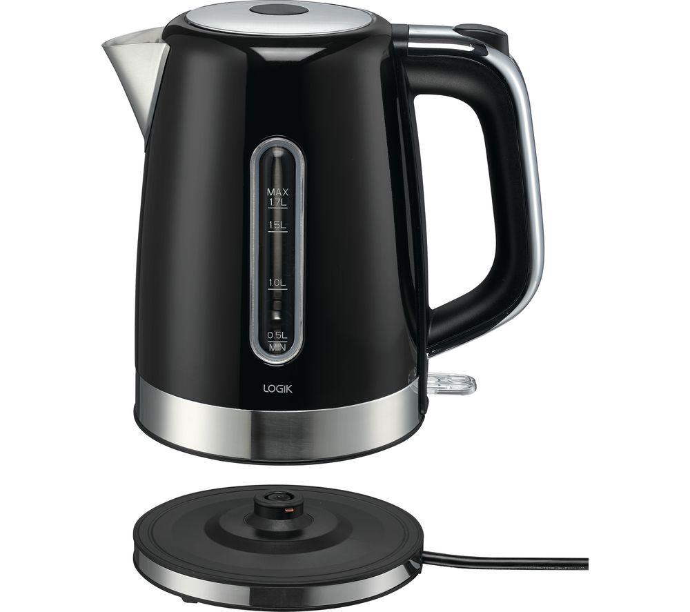 Haden Electric Steel Cordless Glass Kettle 1.7L 3000W 360° Blue LED BPA  FREE