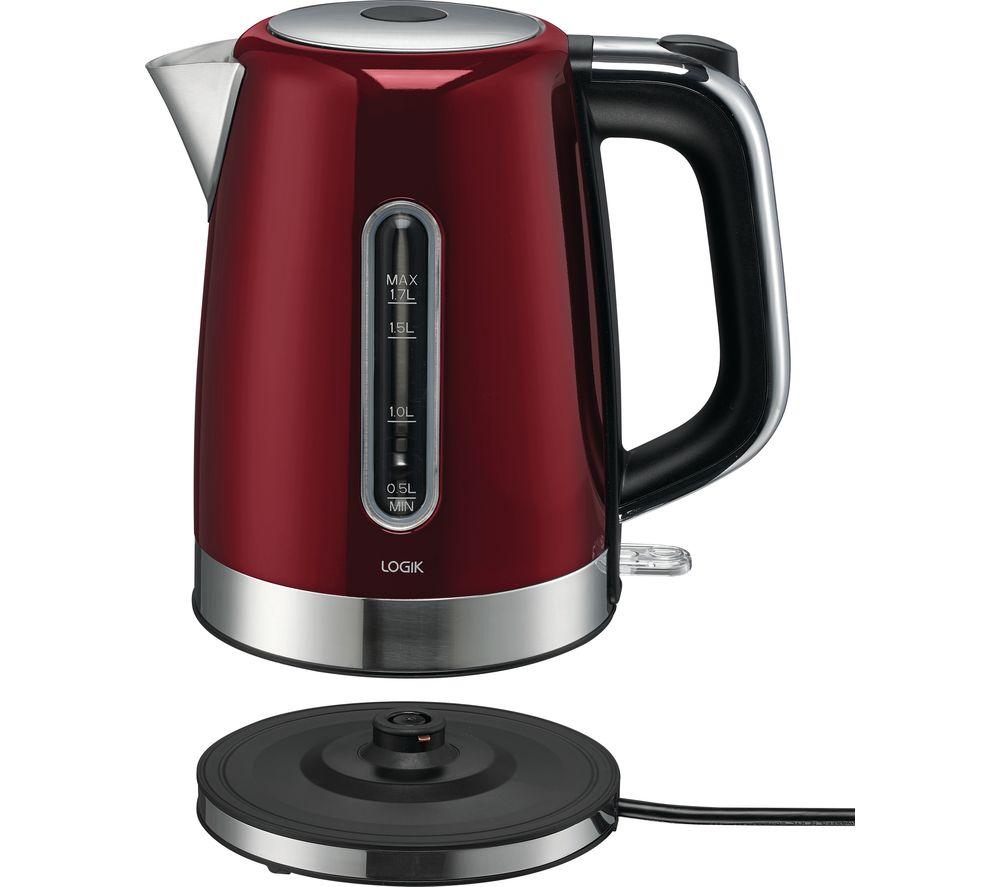 LOGIK L17SKR21 Jug Kettle - Red