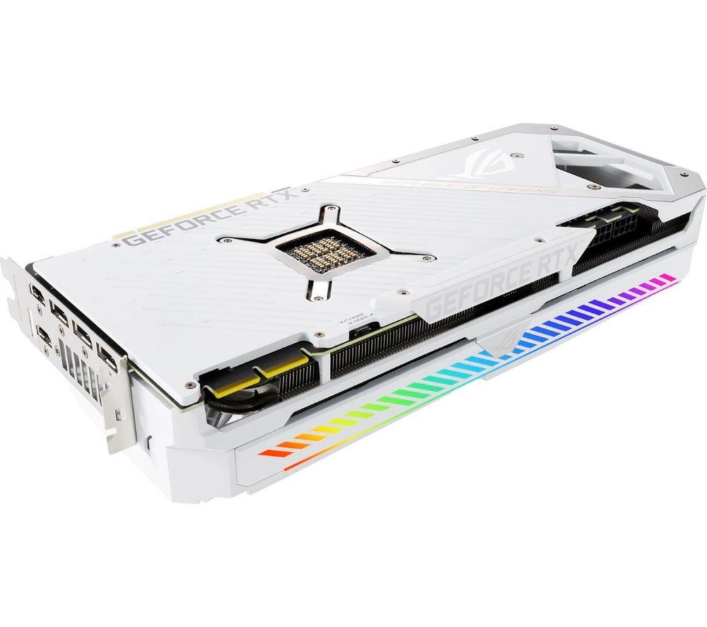 ASUS GeForce RTX 3090 24 GB ROG Strix GAMING OC Graphics Card - White image number 3 of 5