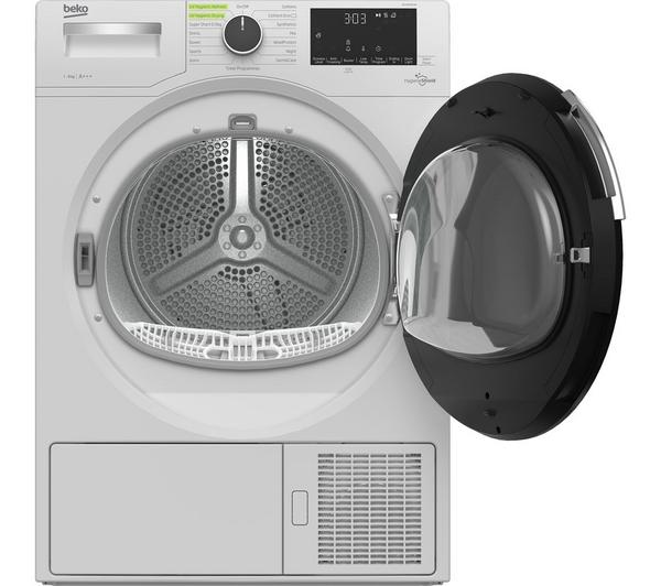 BEKO Pro HygieneShield DHY9P56VW 9 kg Heat Pump Tumble Dryer - White image number 1