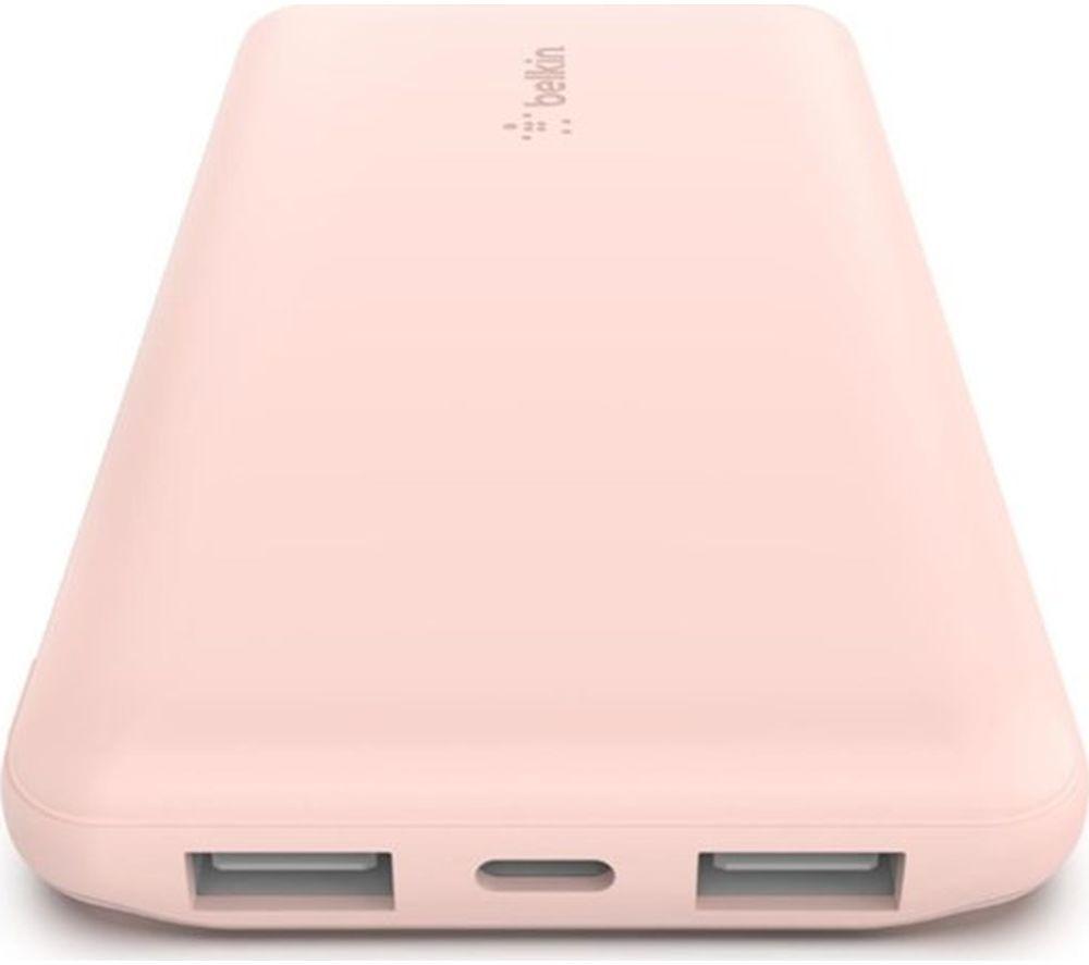 BELKIN 10000 mAh Portable Power Bank - Rose Gold image number 2 of 4