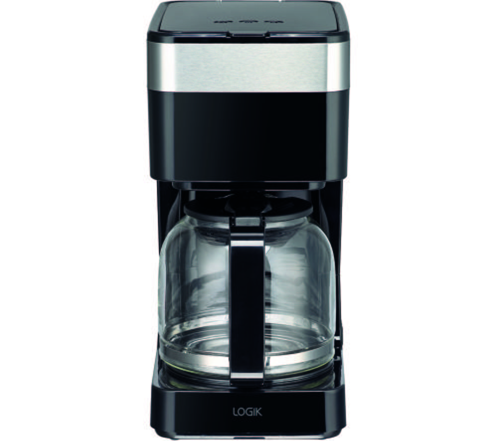 LOGIK L12DCB21 Filter Coffee Machine - Black, Black