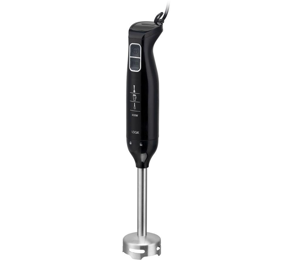 Electric Immersion Hand Blender(Black),Mixer,Chopper,Powerful 180 Watt Ice  Crushing 2-Speed Control One Hand Mixer,Removable Blending Stick For Easy C