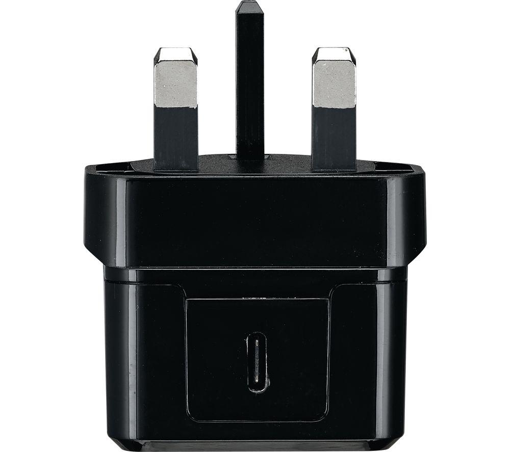 GOJI Universal 20 W USB Type-C Charger - Black, Black