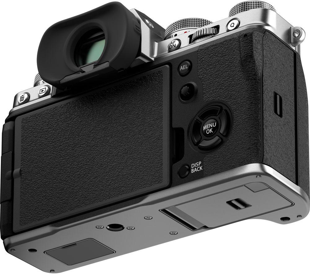 FUJIFILM X-T4 Mirrorless Camera - Silver, Body Only image number 4 of 5
