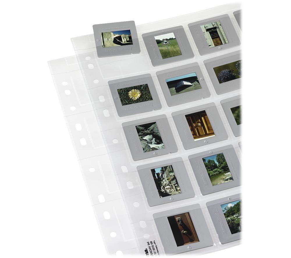 HAMA H2004 35MM MOUNTED SLIDE STORAGE PAGES  2""X2"" PACK 25 SHEETS 5X5CM - Image 8