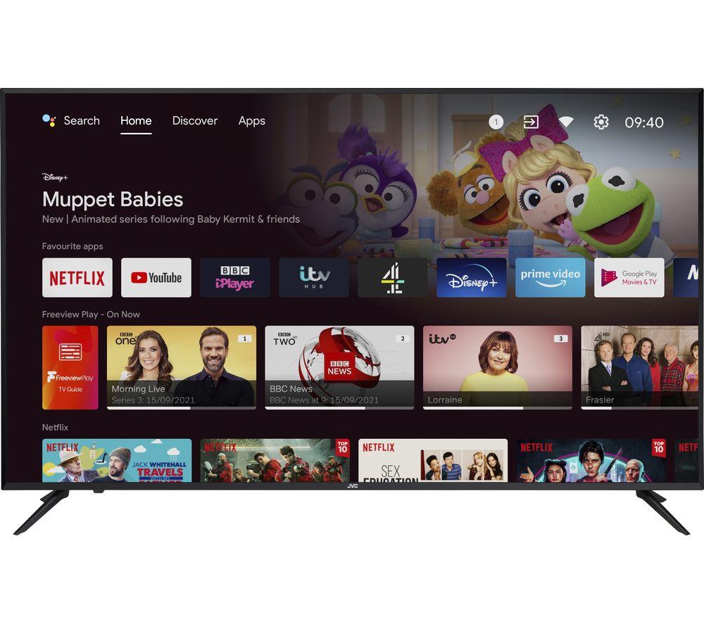 JVC LT-58CA810 Android TV 58" Smart 4K Ultra HD HDR LED TV with Google Assistant