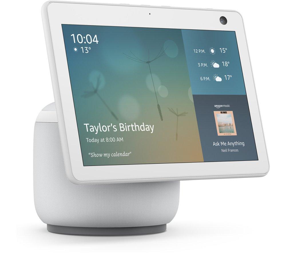 AMAZON Echo Show 10 (3rd Gen) Smart Display with Alexa - White