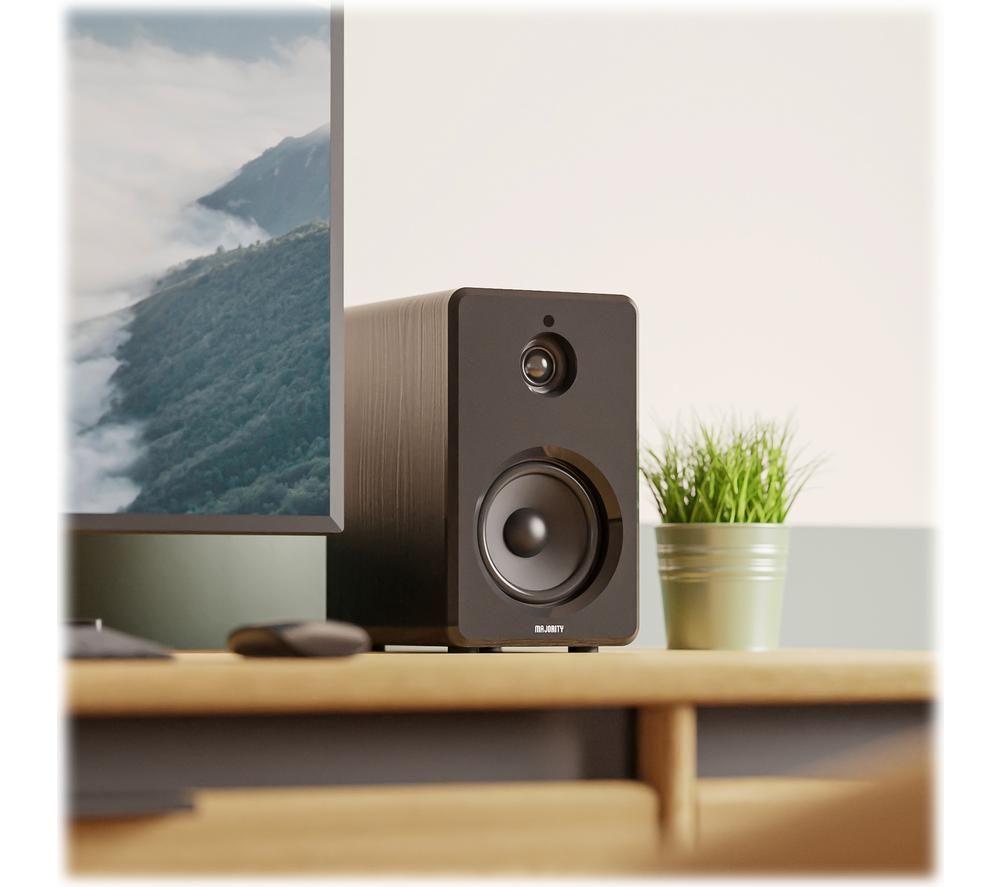 MAJORITY D40 Bluetooth Bookshelf Speakers - Black image number 3 of 24