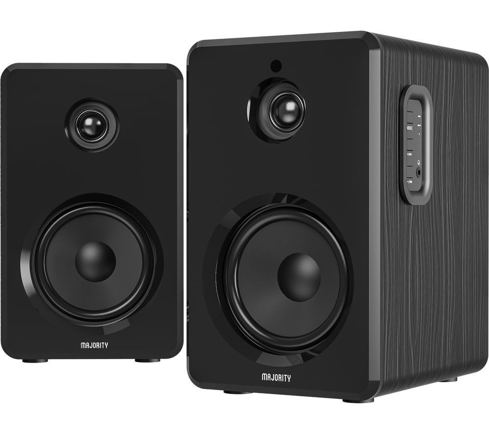 MAJORITY D40 Bluetooth Bookshelf Speakers - Black image number 8 of 24