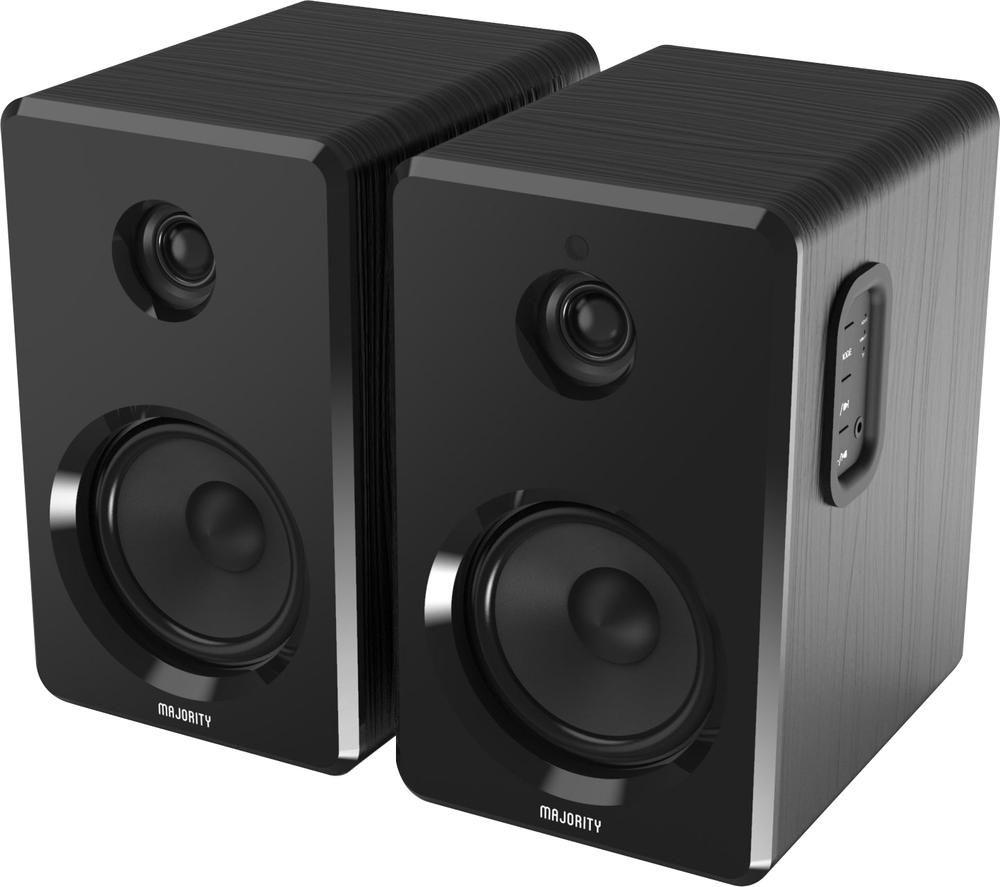 MAJORITY D40 Bluetooth Bookshelf Speakers - Black image number 10 of 24
