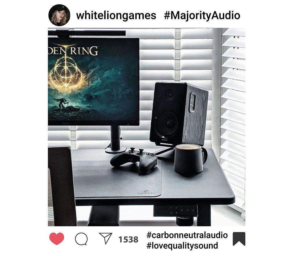 MAJORITY D40 Bluetooth Bookshelf Speakers - Black image number 19 of 24