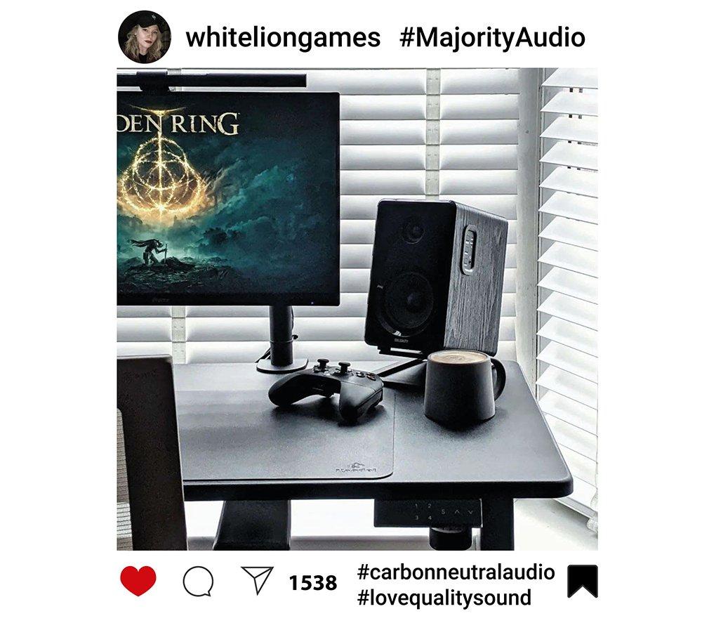 MAJORITY D40 Bluetooth Bookshelf Speakers - Black image number 20 of 24