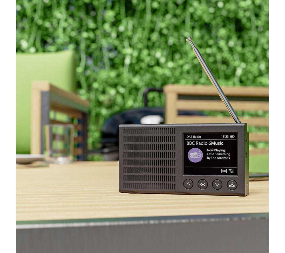 MAJORITY EDD-DAB-BLK Eddington Portable DAB+/FM Smart Bluetooth Radio - Black image number 7 of 9