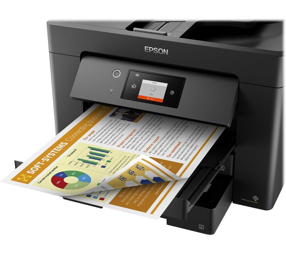EPSON WorkForce WF-7830DTWF All-in-One Wireless A3 Inkjet Printer with Fax image number 9 of 13