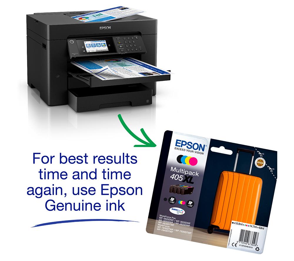 EPSON WorkForce WF-7840DTWF All-in-One Wireless A3+ Inkjet Printer & Fax with 6 Months ReadyPrint Subscription image number 11 of 12