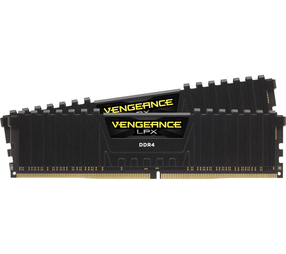 Corsair VENGEANCE LPX DDR4 RAM 16GB (2x8GB) 3600MHz CL18 Intel XMP 2.0 Computer Memory - Black (CMK16GX4M2D3600C18)