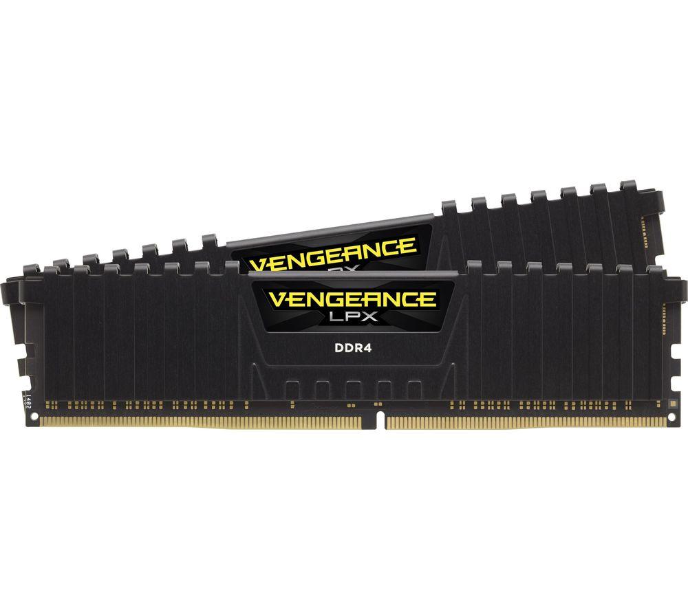 Corsair VENGEANCE LPX DDR4 RAM 16GB (2x8GB) 3000MHz CL16 Intel XMP 2.0 Computer Memory - Black (CMK16GX4M2D3000C16)