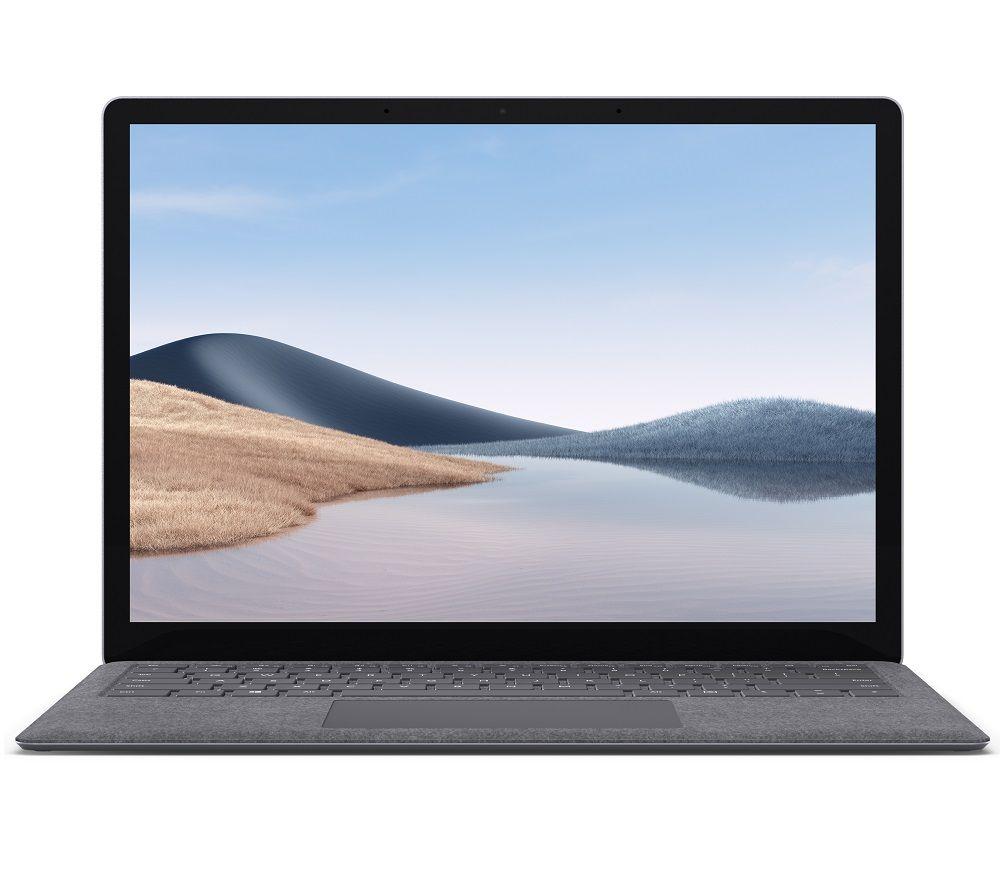 Image of Microsoft 13.5" Surface Laptop 4 - AMD Ryzen 5, 256 GB SSD, Platinum, Silver/Grey