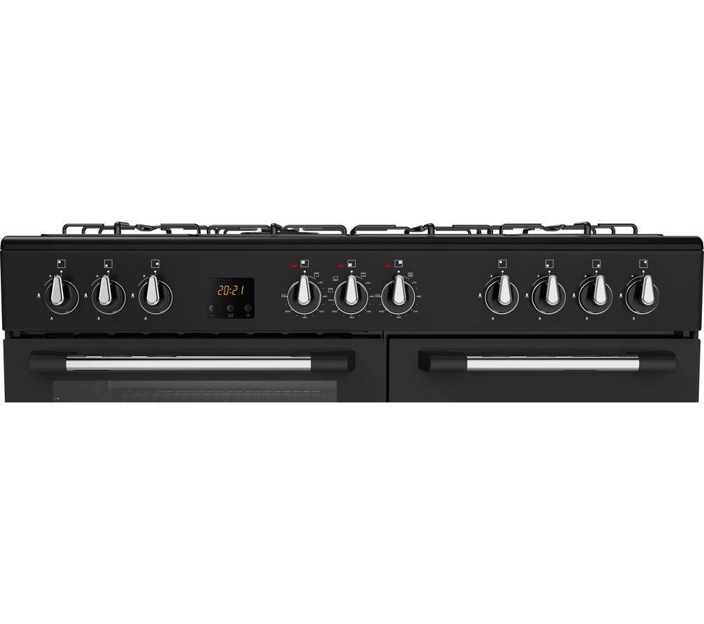 LOGIK LRC100B21 100 cm Dual Fuel Range Cooker - Black image number 5 of 7