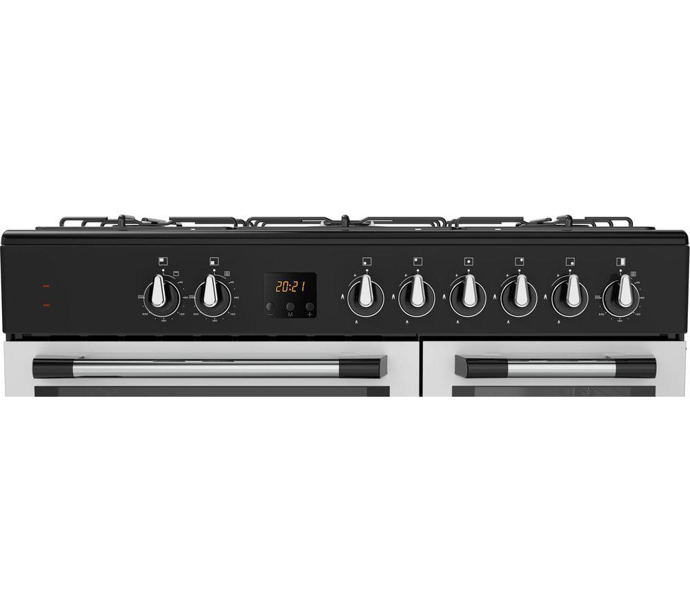 Buy LOGIK LRC90S21 90 cm Dual Fuel Range Cooker Silver Currys