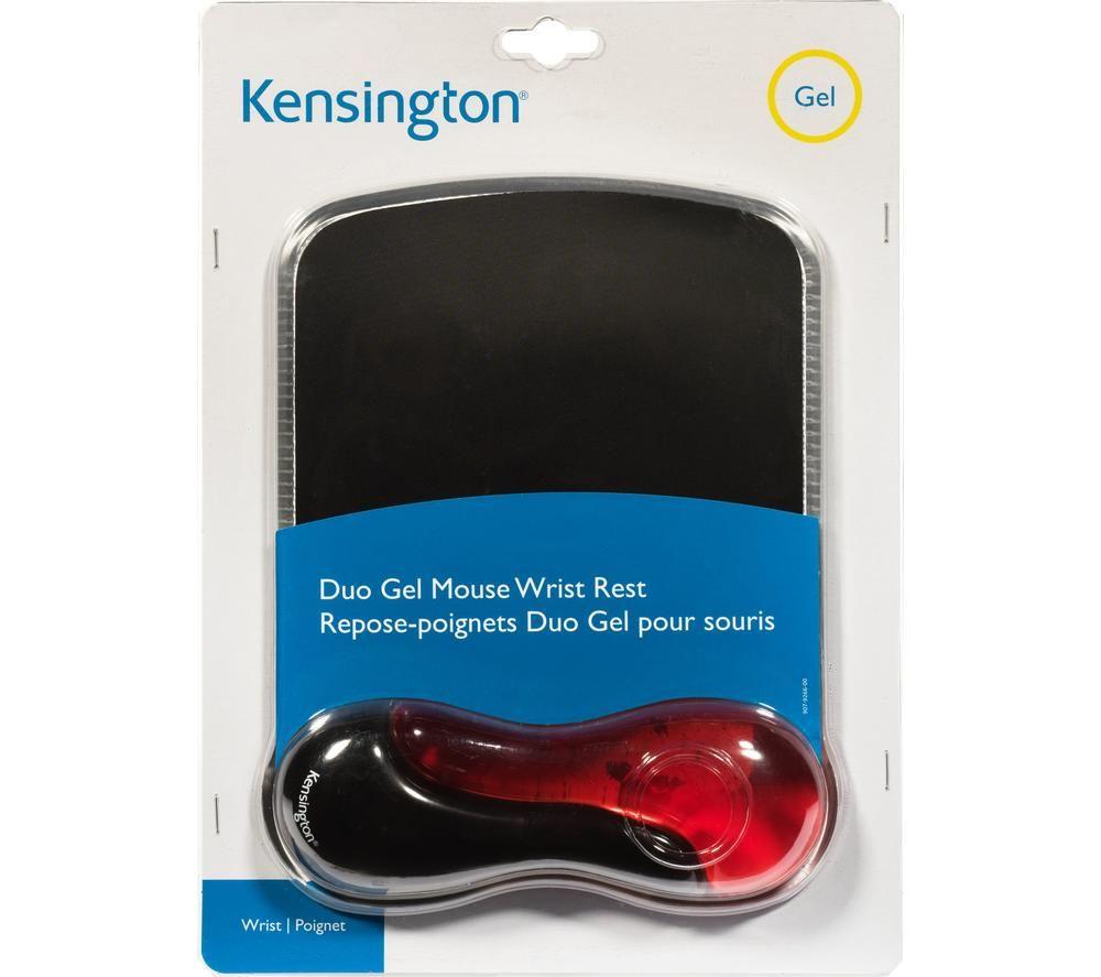 KENSINGTON Duo Gel Mouse Mat &ndash; Black & Red image number 2 of 4