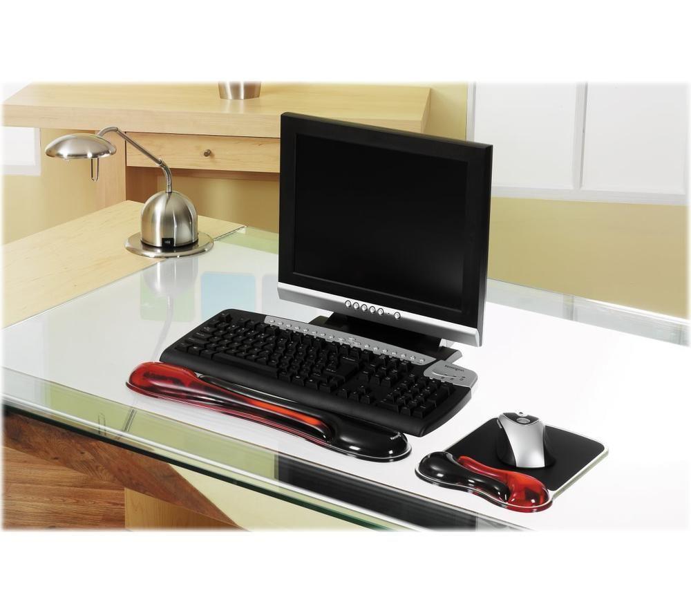 KENSINGTON Duo Gel Mouse Mat &ndash; Black & Red image number 3 of 4