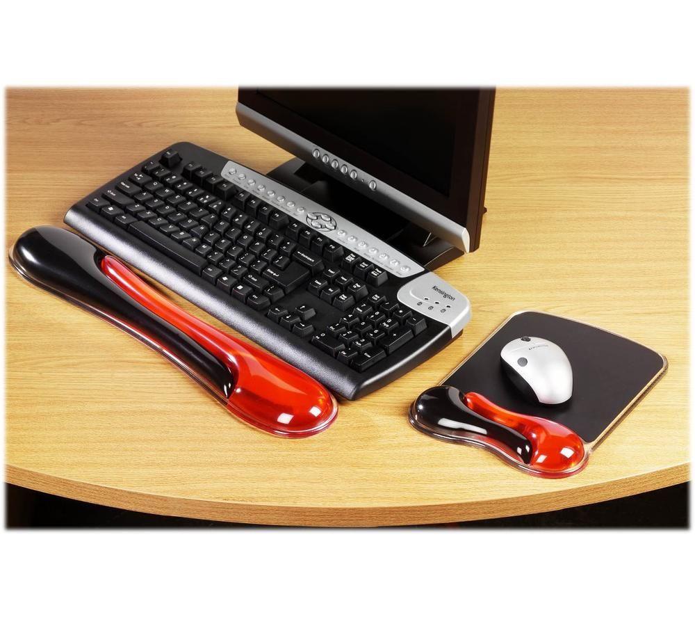 KENSINGTON Duo Gel Mouse Mat &ndash; Black & Red image number 4 of 4